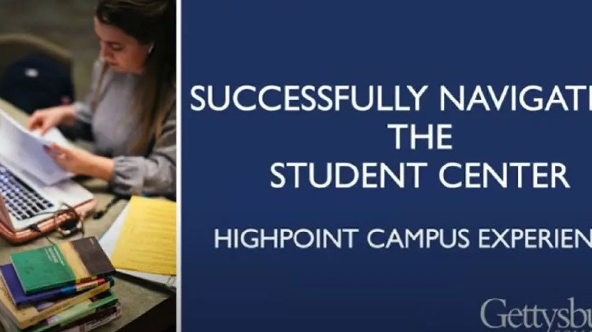 Screenshot of Navigating Campus Experience Video