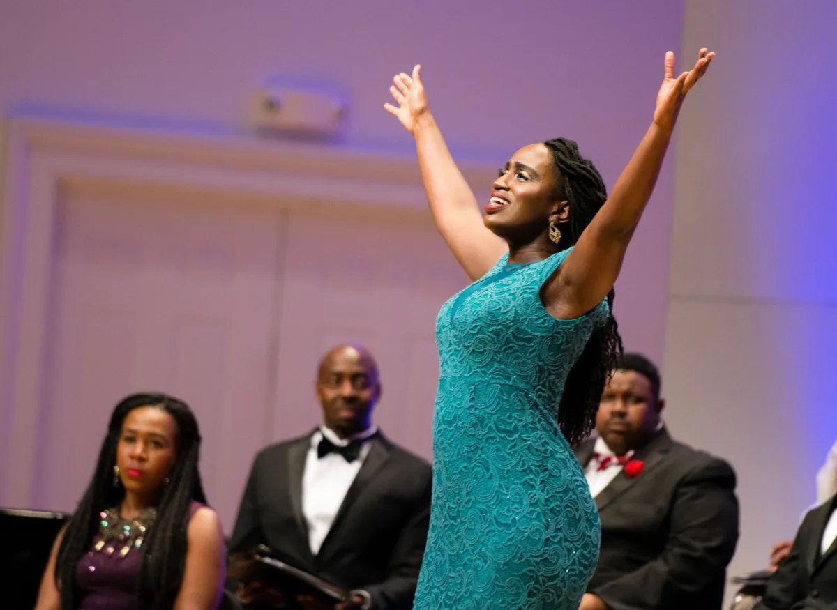 A group of American Spiritual Ensemble