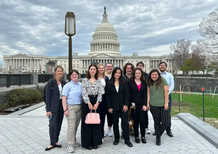 Students at the Capitol