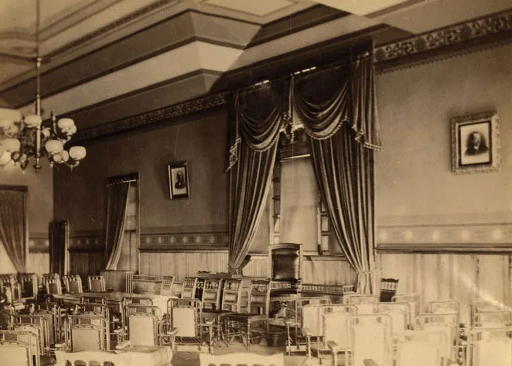 The meeting room in Glatfelter Hall