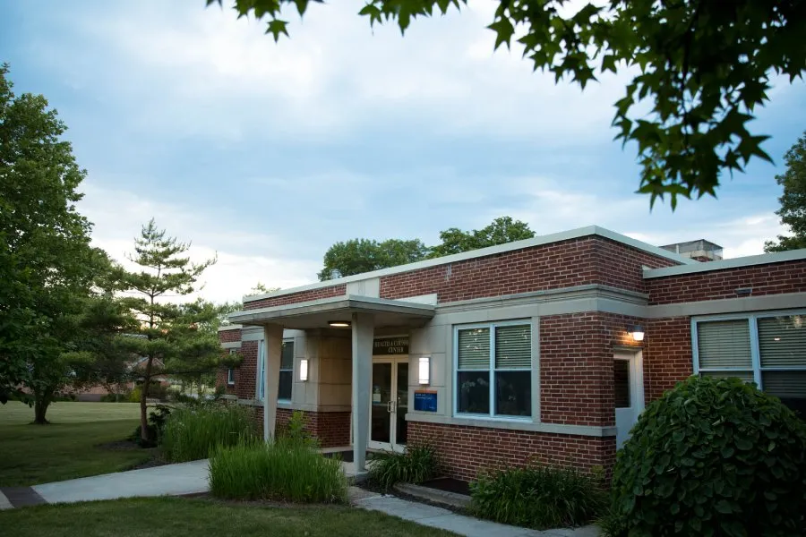 outside view of health center entry