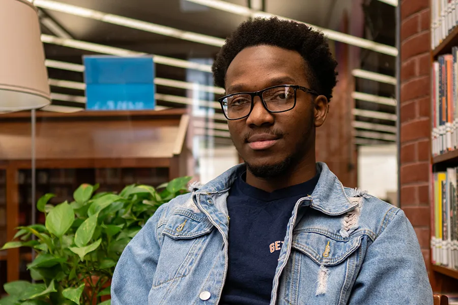 A photo of Salmin Mwinjuma ’25 