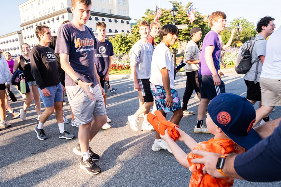 First-Year Walk for the Class of 2028