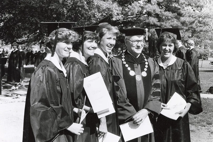 President Charles Glassick at Commencement