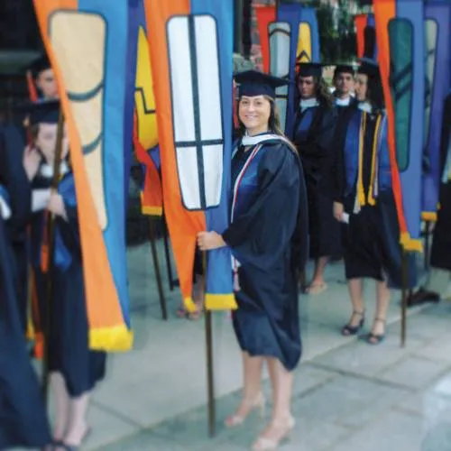 Ashley Domm ’07 at commencement