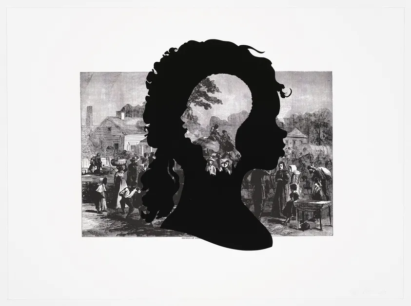A painting by Kara Walker.