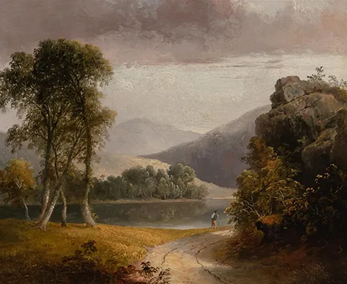 Image: Thomas Doughty (American, 1793-1856), Valley of the Susquehanna, oil on canvas, c. 1830s
