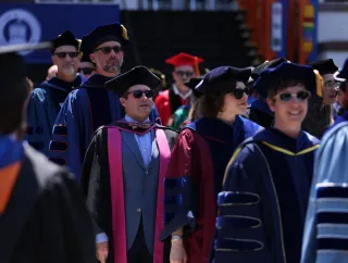 faculty at Commencement