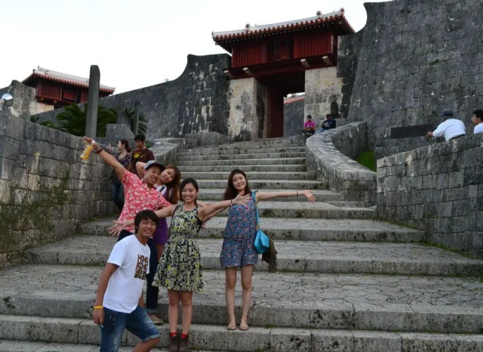 Visiting friends in Japan