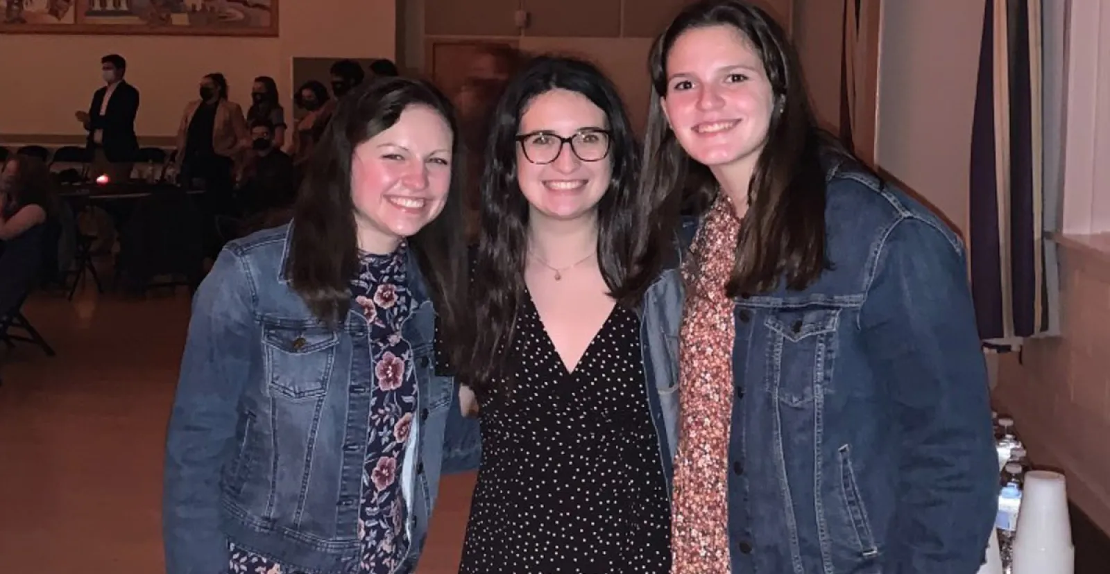 Vancura and friends in the CUB Ballroom