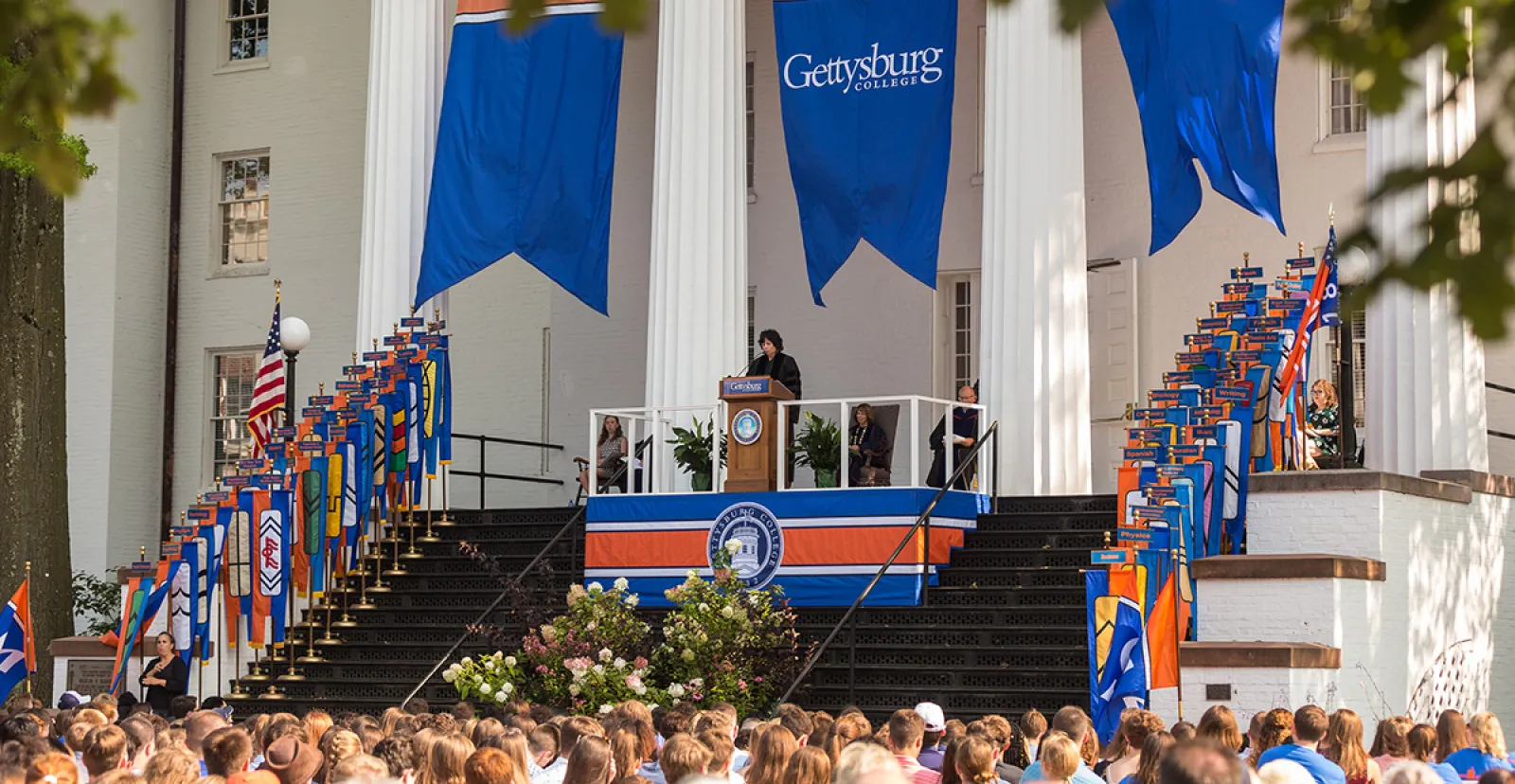 First-year students at opening convocation