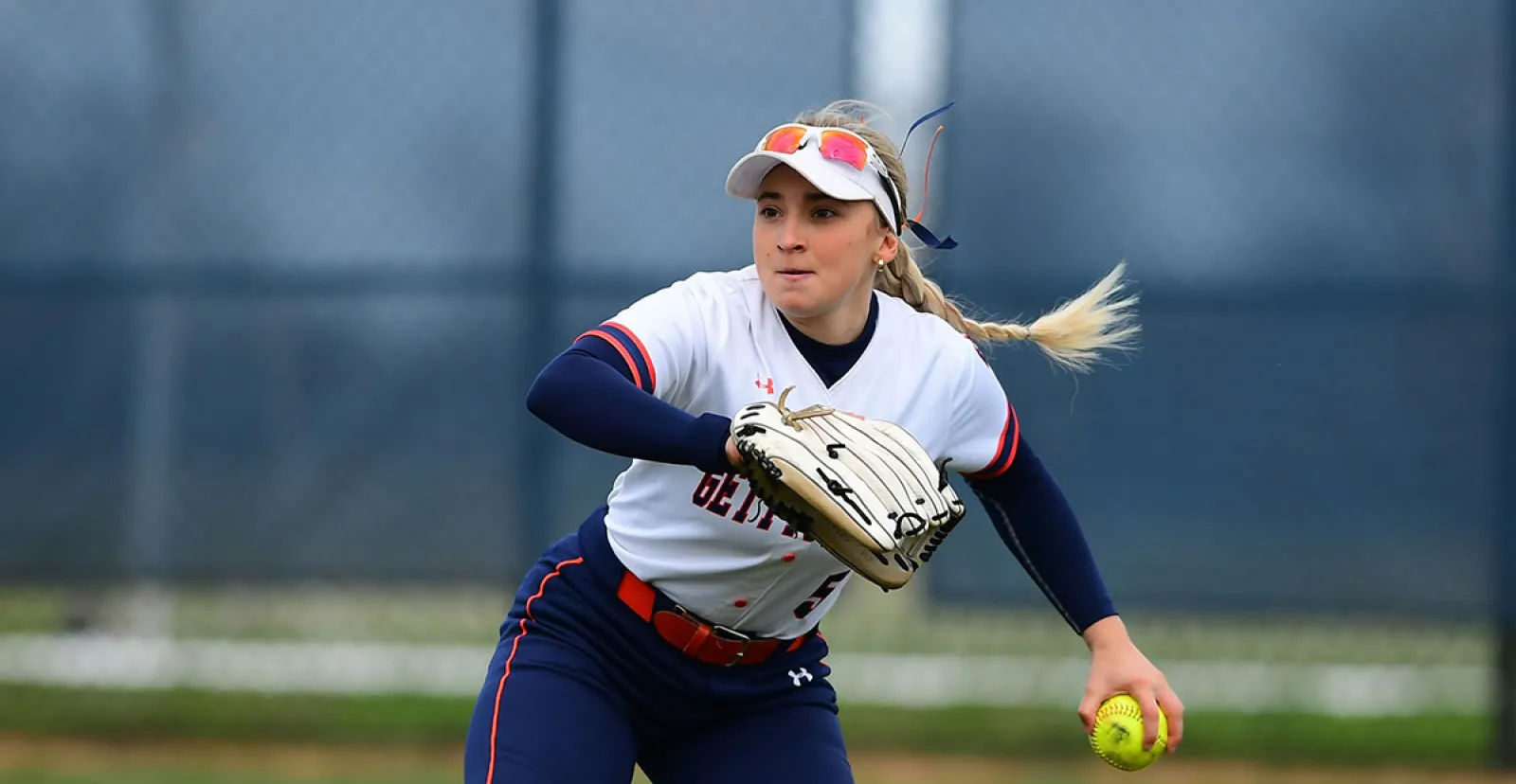 Giovanna Komst at softball game