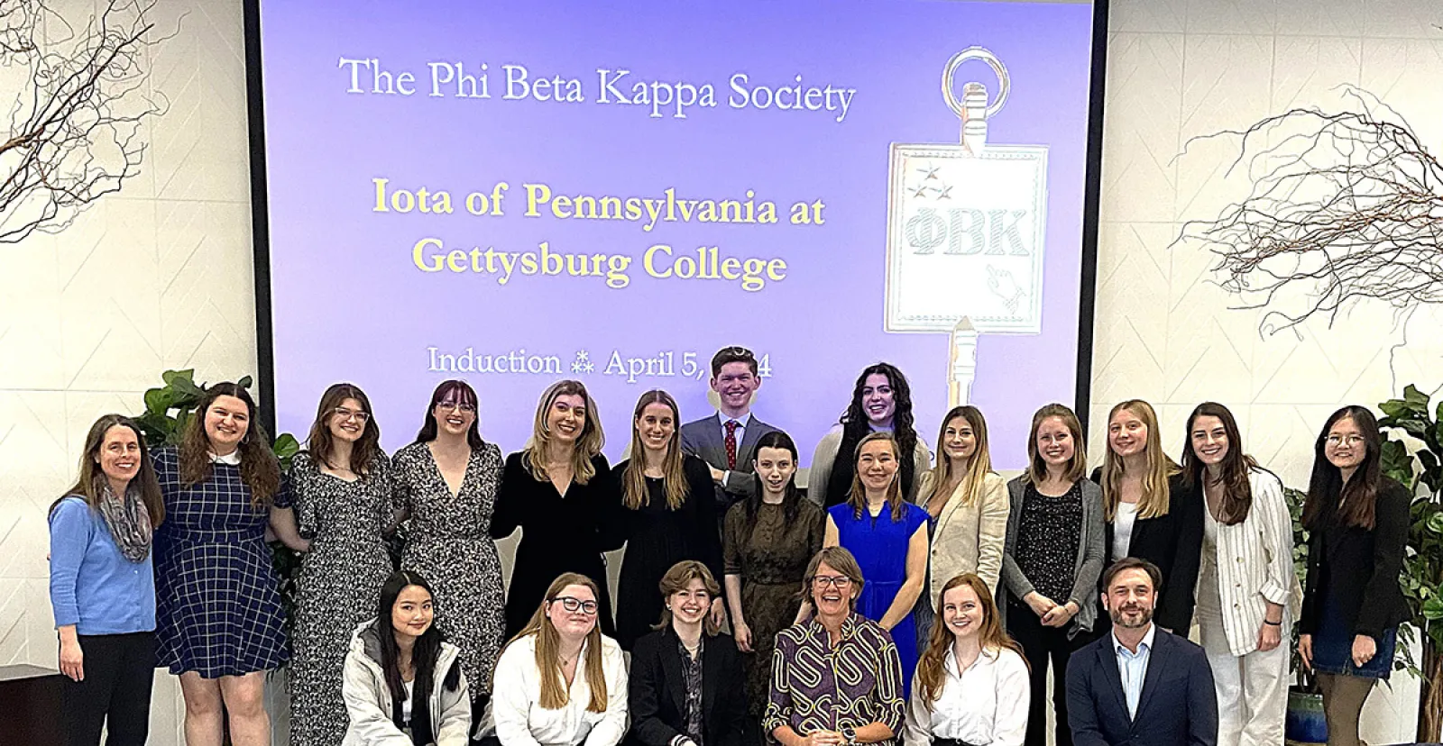 Gettysburg College’s Iota of Pennsylvania Chapter of Phi Beta Kappa