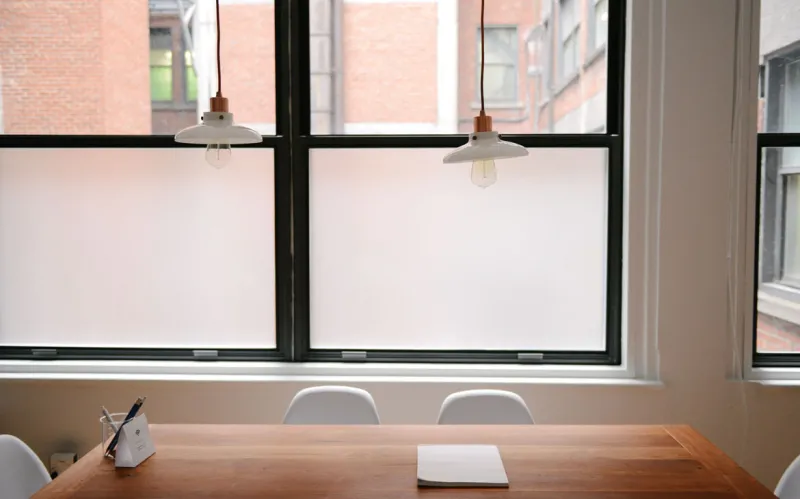 meeting room in an office building - where many people spend large amounts of their working lives