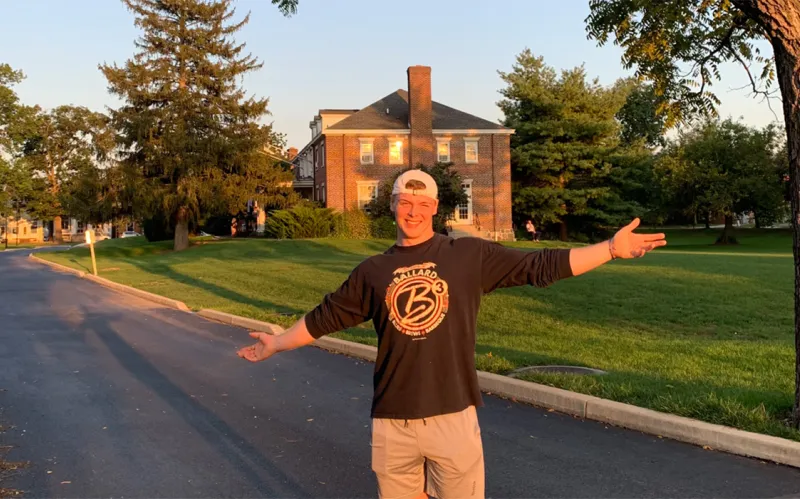 Paul Pelham in campus