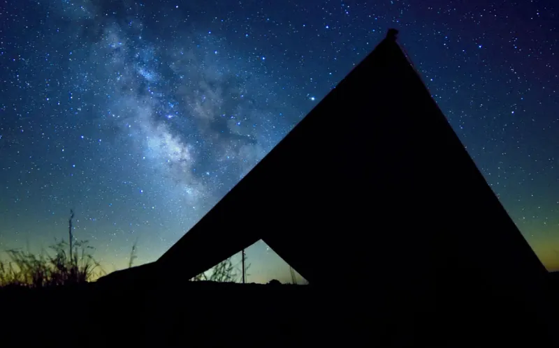 Night sky photo by Physics Prof. Ian Clarke