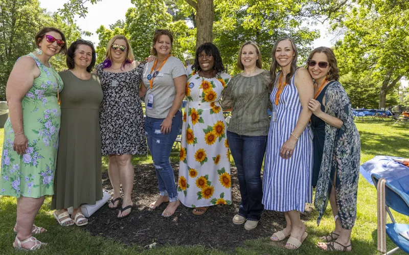 Almni at the reunion weekend