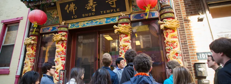 visiting Chinatown in Philadelphia