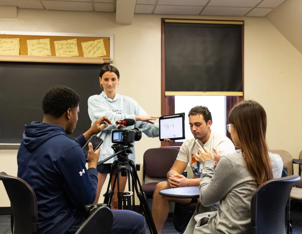filming in class