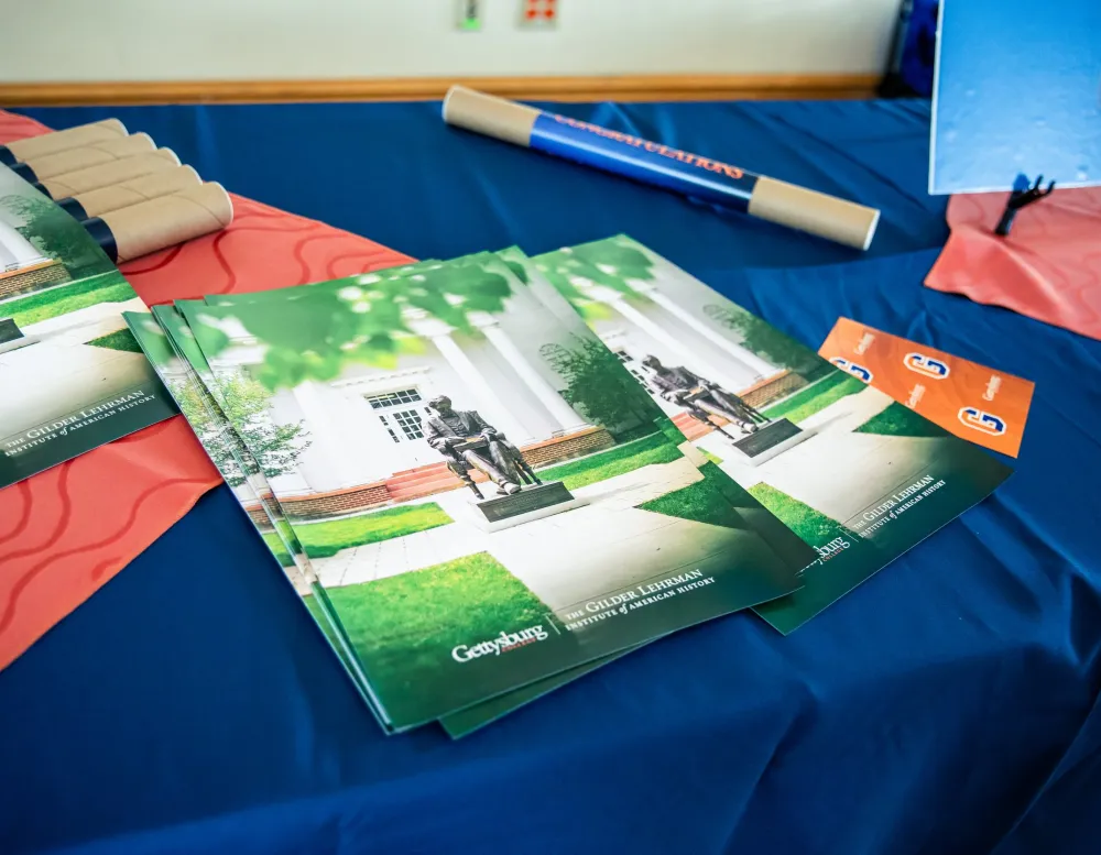 American History Commencement program